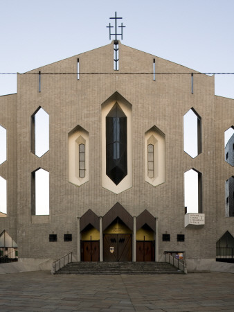 San Francesco Al Fopponino Church, Via Paolo Giovio 31, Milan, (1961-1964) Architect: Gio Ponti by G Jackson Pricing Limited Edition Print image