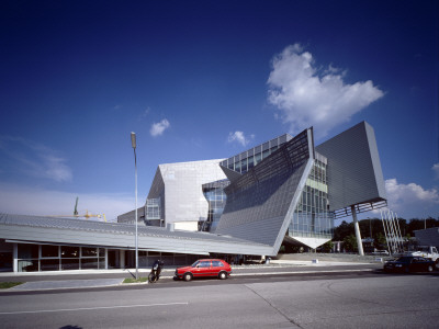 Hypo Bank, Alpen Adria Centre, Klagenfurt, Exterior, Architect: Morphosis by Gisela Erlacher Pricing Limited Edition Print image