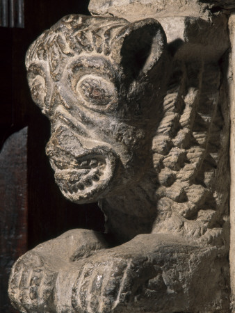 Hexham Abbey, Northumberland, 1170 - 1250, Early English Style, Stone Carving by Joe Cornish Pricing Limited Edition Print image