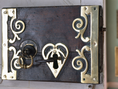 Key To My Heart , Detail Of Lock Case, Glin Castle, Rep, Of Ireland by Joe Cornish Pricing Limited Edition Print image