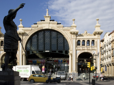 Central Market, Zaragoza, Architect: Felix Navarro by G Jackson Pricing Limited Edition Print image