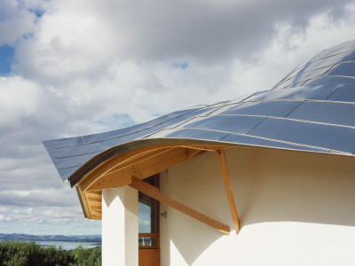 Maggie's Centre, Ninewells Hospital, Dundee, Scotland, Roof Detail, Architect: Frank O Gehry by Keith Hunter Pricing Limited Edition Print image