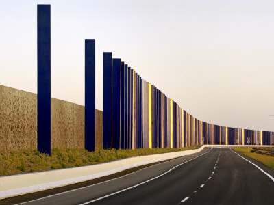 Craigieburn Bypass, Melbourne, Blue Blades And Screens by John Gollings Pricing Limited Edition Print image