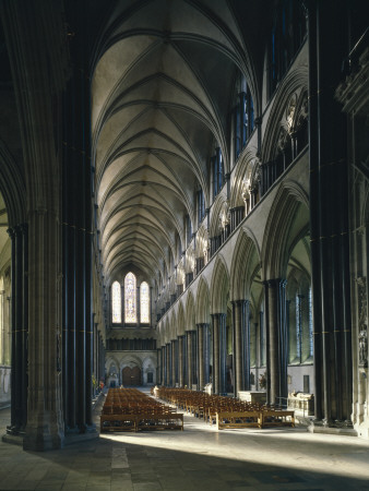 Salisbury Cathedral, Wiltshire, England, Interior by Mark Fiennes Pricing Limited Edition Print image
