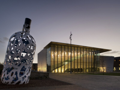 Middlesbrough Institute Of Modern Art, Overall Exterior At Dusk, Architect: Erik Van Egeraat by Morley Von Sternberg Pricing Limited Edition Print image