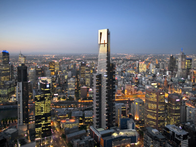 Eureka Tower - Melbourne, Australia, Architect: Fender Katsalidis by John Gollings Pricing Limited Edition Print image