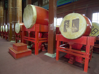 Drums, Drum Tower, Beijing, China by Natalie Tepper Pricing Limited Edition Print image