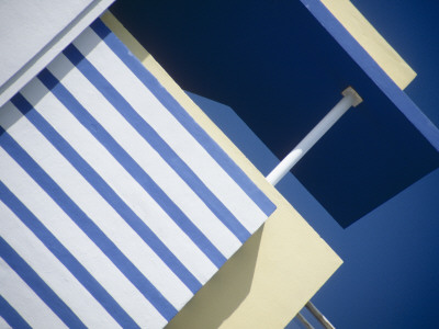 Art Deco Building, South Beach, Miami, Florida - Detail by Nadia Mackenzie Pricing Limited Edition Print image