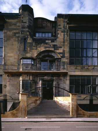 Glasgow School Of Art, 1896-1909, Glasgow, Scotland, Entrance, Architect: Charles Rennie Mackintosh by Natalie Tepper Pricing Limited Edition Print image