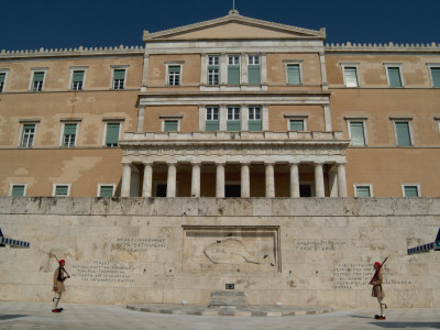 Parliament And Guards, Athens by Natalie Tepper Pricing Limited Edition Print image