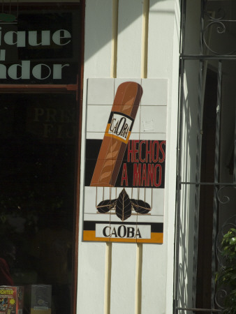 Cigar Shop, Calle De Conde, Santo Domingo by Natalie Tepper Pricing Limited Edition Print image
