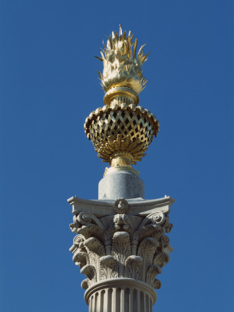 Paternoster Square, London, Detail Column With Sculpture by Peter Durant Pricing Limited Edition Print image