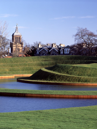 Landform At The Scottish National Gallery Of Modern Art, Edinburgh, Architect: Jencks And Farrell by Richard Bryant Pricing Limited Edition Print image