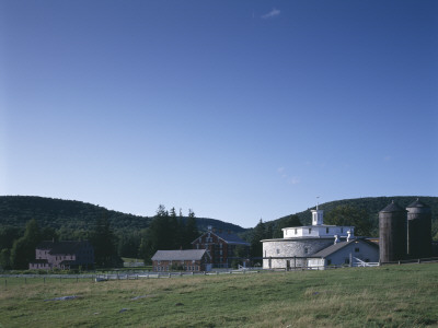 Hancock Shaker Village, Massachusetts, Round Stone Dairy Barn by Richard Bryant Pricing Limited Edition Print image