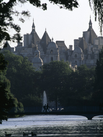 St, James's Park, London, Horseguards, Built 1745 - 1755, From Across The Lake by Richard Turpin Pricing Limited Edition Print image