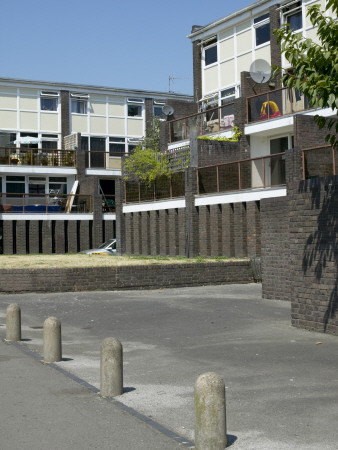 Housing, Kingston-Upon-Thames, Surrey, Blocks Of Flats by Tim Mitchell Pricing Limited Edition Print image