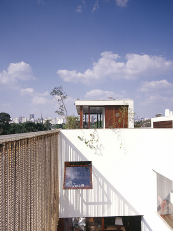 Casa D'agua, Sao Paulo 2004, Rooftop, Architect: Isay Weinfeld by Richard Powers Pricing Limited Edition Print image