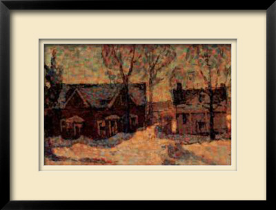 Old Houses by Tom Mathews Pricing Limited Edition Print image