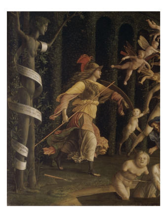 Minerva Expelling The Vices Of The Garden Of Virtue by Andrea Mantegna Pricing Limited Edition Print image