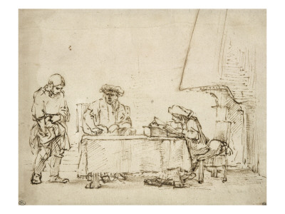 La Parabole Des Talents by Rembrandt Van Rijn Pricing Limited Edition Print image