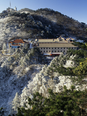 North Sea Hotel On Mount Huangshan, China by Charles Crust Pricing Limited Edition Print image