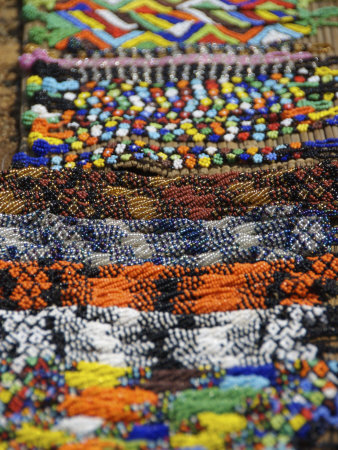 Zulu Jewelry, Shakaland, Kwazulu Natal, South Africa by Lisa S. Engelbrecht Pricing Limited Edition Print image