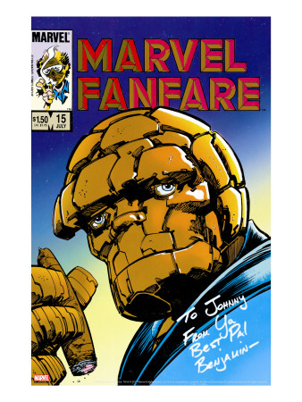 Marvel Fanfare #15 Cover: Thing by Windsor-Smith Barry Pricing Limited Edition Print image