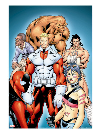 Alpha Flight #1 Group: Sasquatch by Henry Clayton Pricing Limited Edition Print image