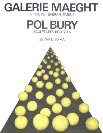 Sculptures Récentes by Pol Bury Pricing Limited Edition Print image