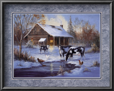 Winter Farm by M. Caroselli Pricing Limited Edition Print image