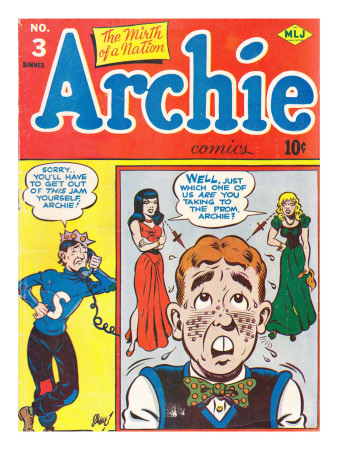 Archie Comics Retro: Archie Comic Book Cover #3 (Aged) by Harry Sahle Pricing Limited Edition Print image