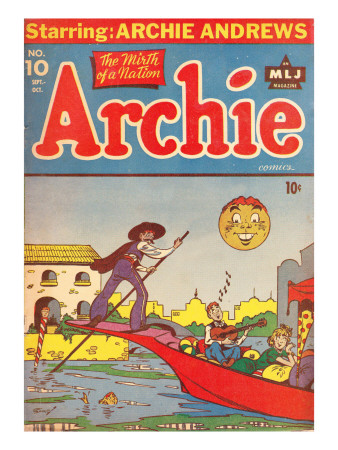 Archie Comics Retro: Archie Comic Book Cover #10 (Aged) by Harry Sahle Pricing Limited Edition Print image
