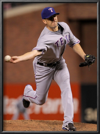 Texas Rangers V San Francisco Giants, Game 2: Darren O'day by Doug Pensinger Pricing Limited Edition Print image