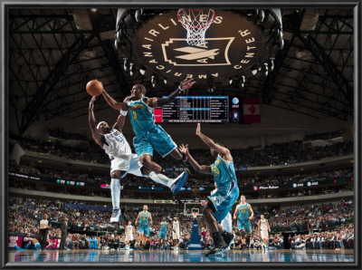 New Orleans Hornets V Dallas Mavericks: Jason Terry And Chris Paul by Glenn James Pricing Limited Edition Print image