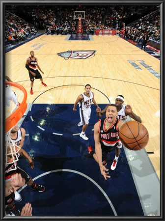 Portland Trail Blazers V New Jersey Nets: Armon Johnson by David Dow Pricing Limited Edition Print image