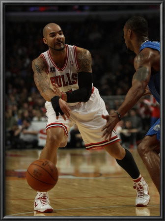 Orlando Magic V Chicago Bulls: Carlos Boozer And Rashard Lewis by Jonathan Daniel Pricing Limited Edition Print image