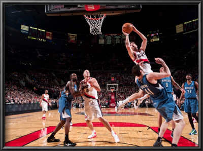 Minnesota Timberwolves V Portland Trail Blazers: Player 1 And Player 2 by Sam Forencich Pricing Limited Edition Print image