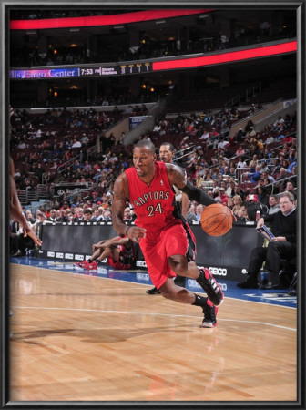 Toronto Raptors V Philadelphia 76Ers: Sonny Weems by David Dow Pricing Limited Edition Print image