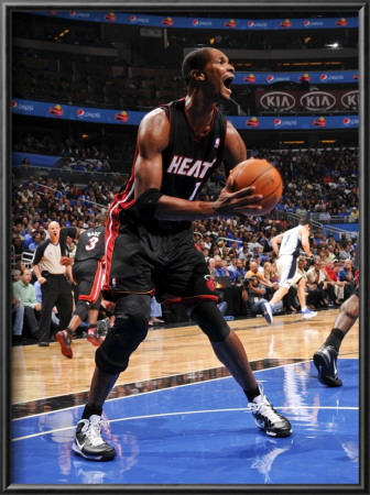Miami Heat V Orlando Magic: Chris Bosh by Fernando Medina Pricing Limited Edition Print image