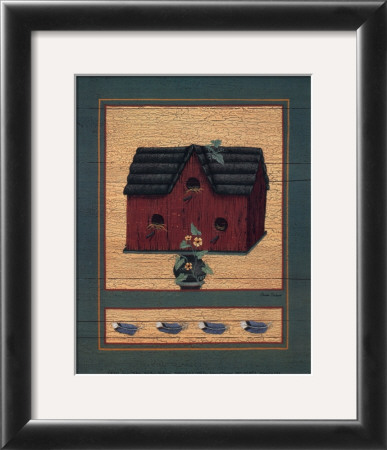 Red Barn Birdhouse by Susan Clickner Pricing Limited Edition Print image