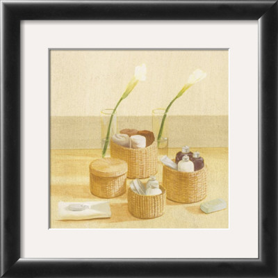 Soaps And Towels In Baskets by Catherine Becquer Pricing Limited Edition Print image