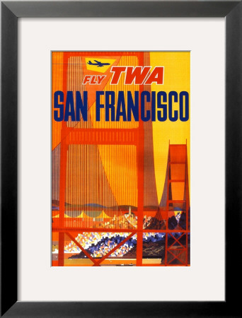 San Francisco- Fly Twa by David Klein Pricing Limited Edition Print image