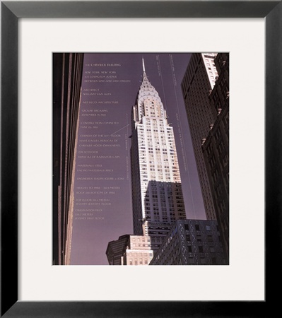 Chrysler Building Architecture by Phil Maier Pricing Limited Edition Print image