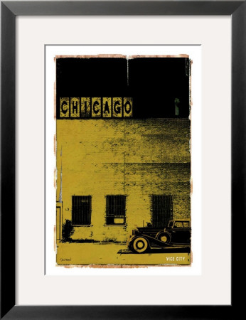 Chicago, Vice City In Yellow by Pascal Normand Pricing Limited Edition Print image