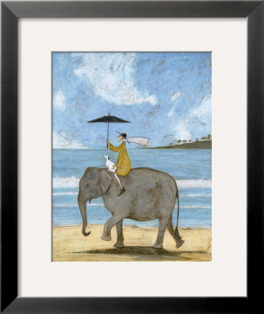 On The Edge Of The Sand by Sam Toft Pricing Limited Edition Print image