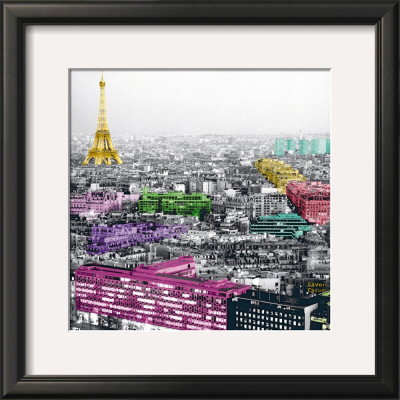 Eiffel Colours by Anne Valverde Pricing Limited Edition Print image