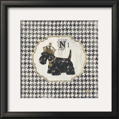 Hounds Tooth Scottie by Stefania Ferri Pricing Limited Edition Print image