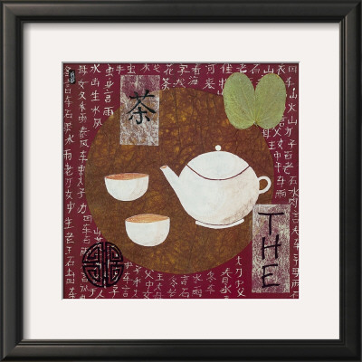 Teatime, Orange Jaipur by Sushila Dahan Pricing Limited Edition Print image