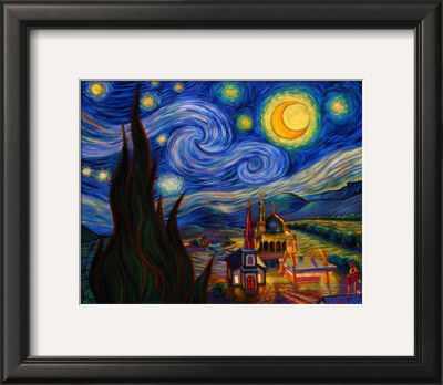 Muslim Starry Night by Ron English Pricing Limited Edition Print image