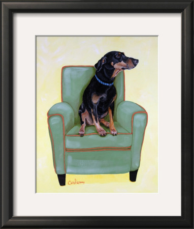 Dobie On Green by Carol Dillon Pricing Limited Edition Print image